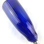 Vintage cobalt blue glass decanter bottle Image 5