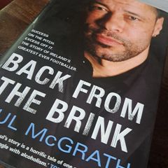 Paul McGrath Signed Book - Back From The Brink (2006 1st Edition Hardback)