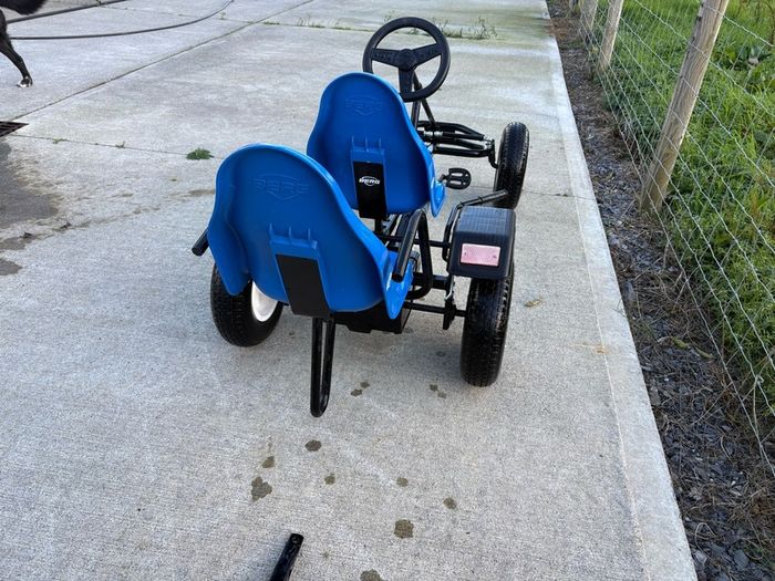 Berg XL BFR Go-kart with extra seat & trailer