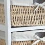 Maize 3-Drawer Bathroom/Bedroom Storage Unit, Wood, White Image 3
