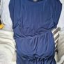 Vince Camuto Navy draped dress Image 2