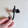 Black Cast Iron Hand Wall Hook (new). Image 4