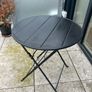 Sundso bistro outdoor table black Image 6