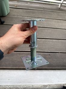 heavy duty adjustable metal furniture leg / support bracket