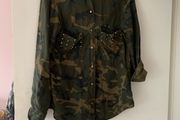 Studded camo shirt