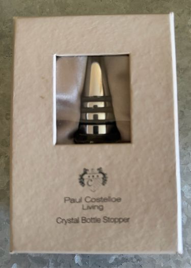 Paul Costello Crystal Wine Bottle Stopper