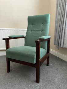 Vintage High-Back Armchair