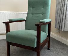 Vintage High-Back Armchair