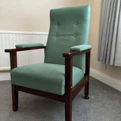 Vintage High-Back Armchair