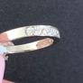 18ct white gold diamond eternity/wedding ring Image 4