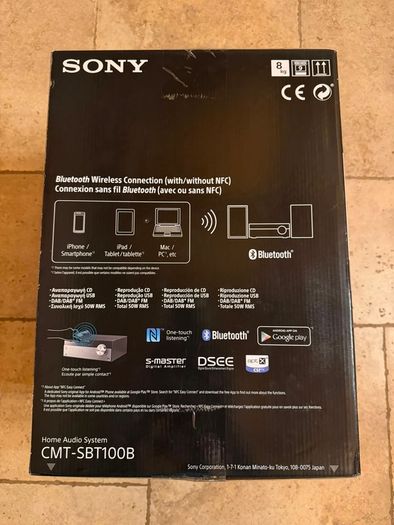 Sony CMT-SBT100B brand new never opened