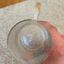 Vintage Clear Glass Irish coffee mug Image 2