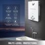 liquefied petroleum gas water heater 8L liquefied petroleum gas propane butane white water heater Image 2