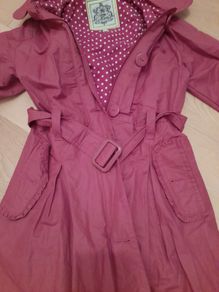 Girl's rain mac from Next, age 11
