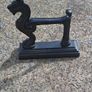 19th Century Foo Dog Cast Iron Bootscraper/Fire Dog Image 3