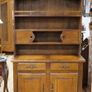 Rustic Solid Oak Kitchen Dresser Image 2