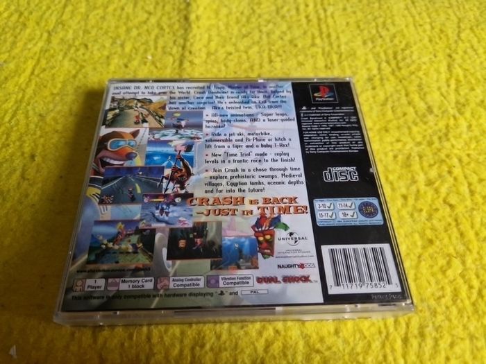 Crash Bandicoot 3 Wrapped PlayStation1 ps1 PlayStation2 ps2 games Original