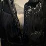 Pinko Donato shine fringed jacket in black, IT 44 Image 6