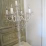 5 arms candelabra shabby chic lamp Image 5