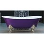 Milan Double Ended Roll Top Cast Iron Bath Image 2