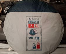 decathlon 2 person tent 2 seconds xl fresh&black