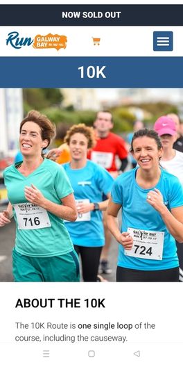 Run Galway Bay 10km race ticket