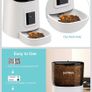 MYPIN 6L WiFi Cat Food Dispenser - Automatic Feeder With Timer, 1080P HD Video, Night Vision, 10s Voice Recording - Up to 20 Portions 12 Meals Per Day Image 7
