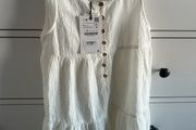 8y ZARA cream dress BNWT