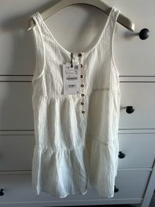 8y ZARA cream dress BNWT