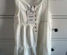 8y ZARA cream dress BNWT