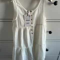 8y ZARA cream dress BNWT