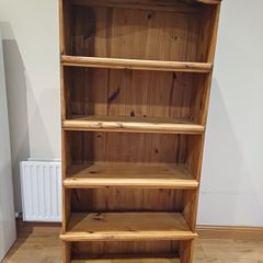 Traditional Style Solid Wood Tall Unit
