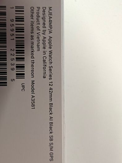 Apple Watch series 12 - 42mm / black