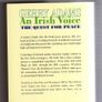 Gerry Adams - An Irish Voice - The Quest For Peace - Signed By Gerry Adams Image 3