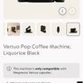 Nespresso vertuo pop machine with a box of 12 pods brand new in box unopened Image 4