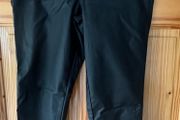 New Black Leather Coated Jeans