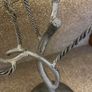 Vintage-style metal tealight tree candelabra Image 4
