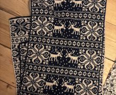 Winter woolen scarf
