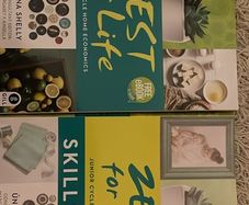 Junior cert Home Economics textbook and workbook