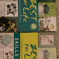 Junior cert Home Economics textbook and workbook