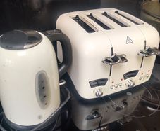 De'Longhi DeLonghi Argento Flora 4 Slice Toaster with Cattle