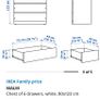 Ikea Malm Chest of Drawers Image 3