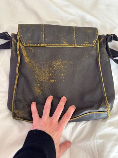 Etam grunge messenger bag