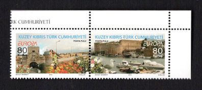 2012 Cyprus Europa Visit Cyprus Commemorative Stamps Mint Never Hinged (MNH)