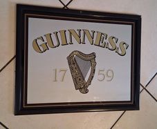 Original vintage Guinness mirror