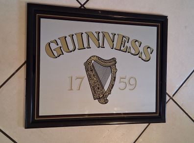Original vintage Guinness mirror