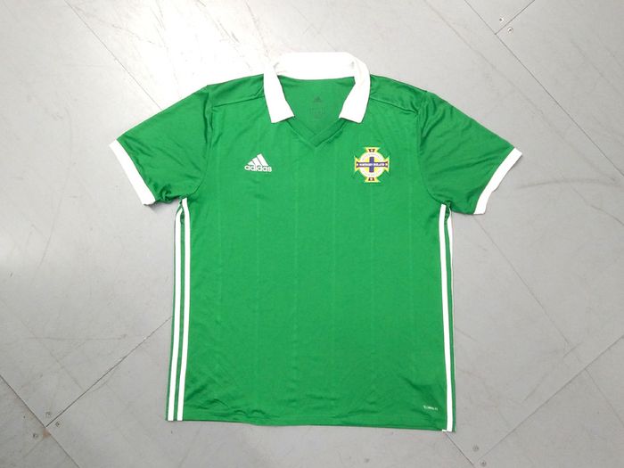 Northern Ireland (L) Jersey Shirt 2018 adidas Soccer Football Irish Green Norn iron Large  St Patricks Day Paddys Day