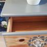 Matching pair of 3 drawer bedside lockers newly restyled Image 3
