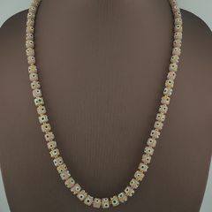 Vintage Venetian Style Tiny Eyes Glass Beads Necklace