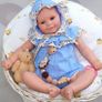 Reborn Babies - 17 Inches Handmade Lifelike Baby Dolls Boy Soft Cloth Body with Feeding Kit, Like a Real Baby (FREE POSTAGE) Image 7